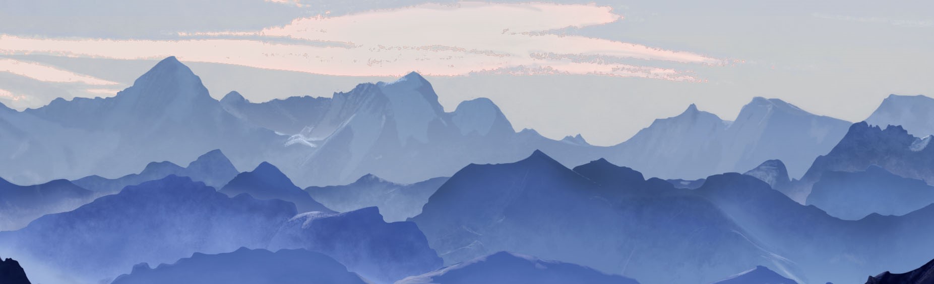 Blue Mountains A picture of a mountain range